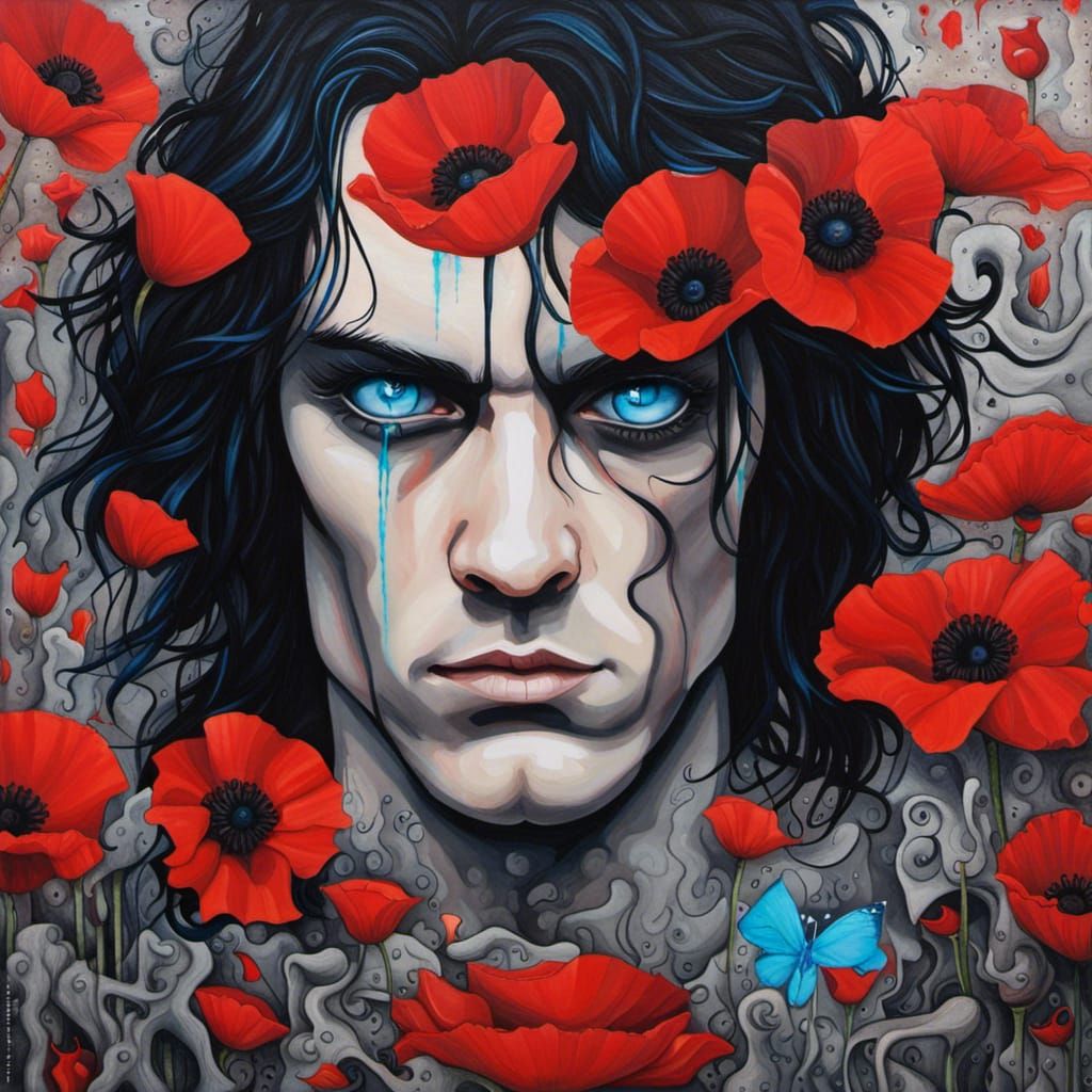 Morpheus, God of Dreams in Graffiti Art Style