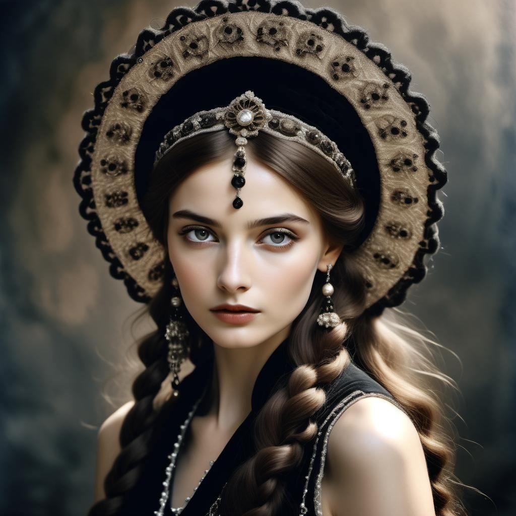 Cinematic Portrait of Czarina Dunka in Dark Fantasy