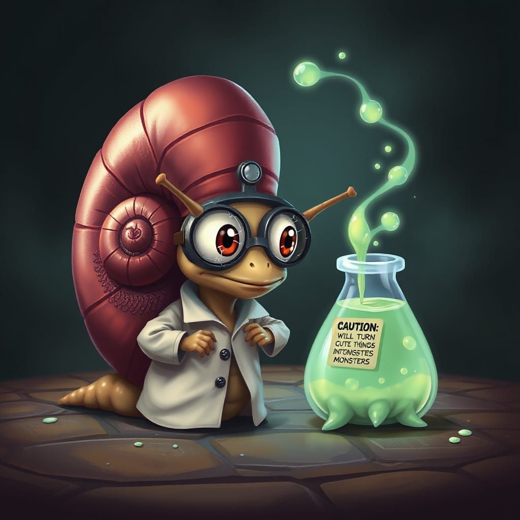 Mad Scientist Snail's Twisted Experiment
