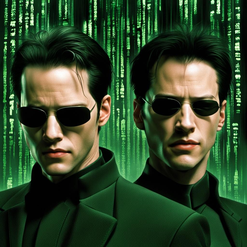 Abstract Matrix Representation: AI Generated