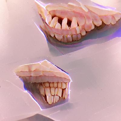 Close-up of Human Teeth
