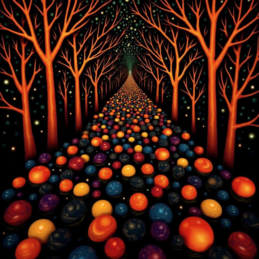 Hyperrealistic Biology with Vivid Colors and Fine Detail