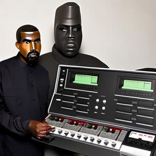 Kanye West at the MPC