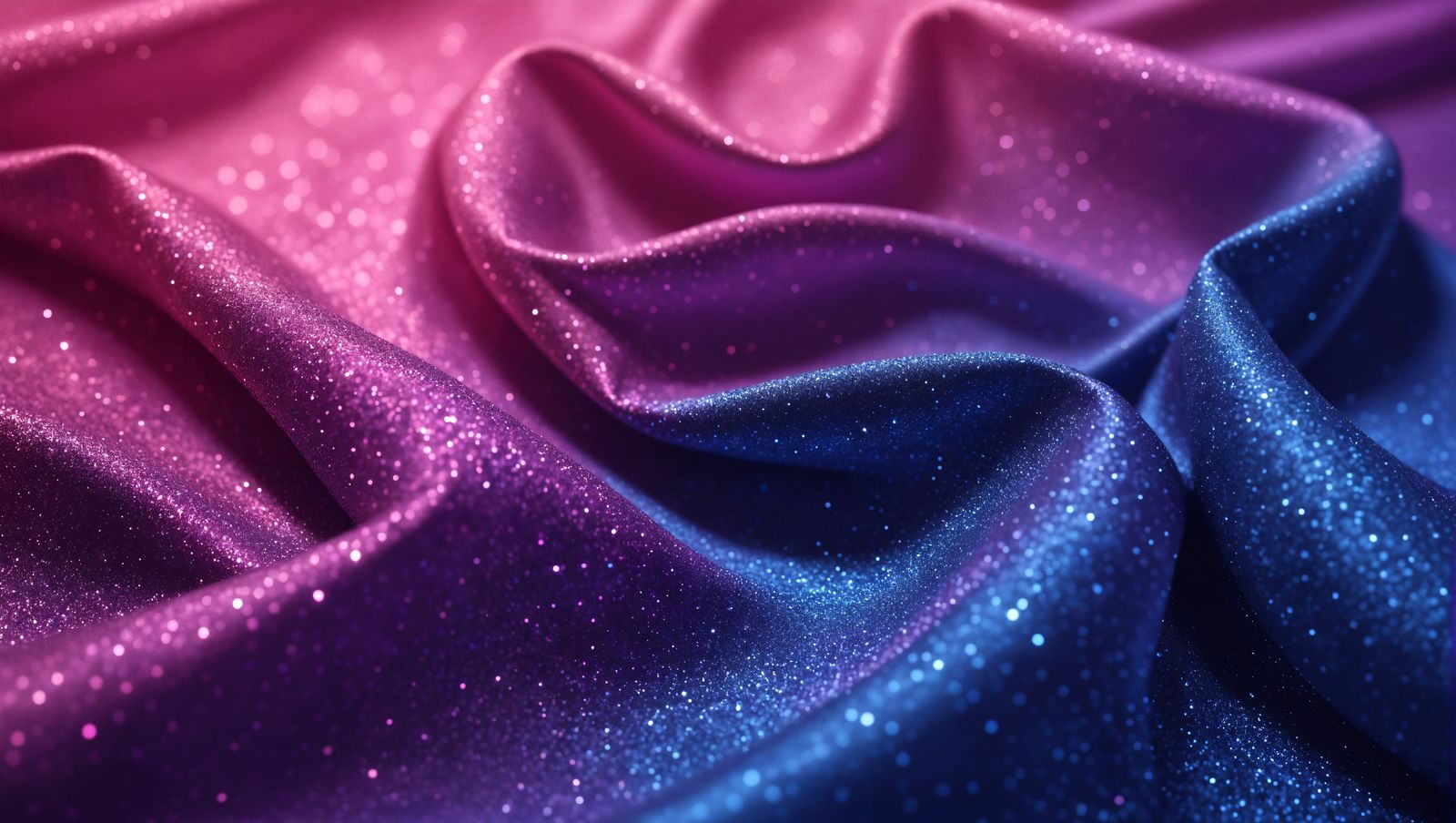 Glittering Bisexual Pride Flag with Fairy Lights