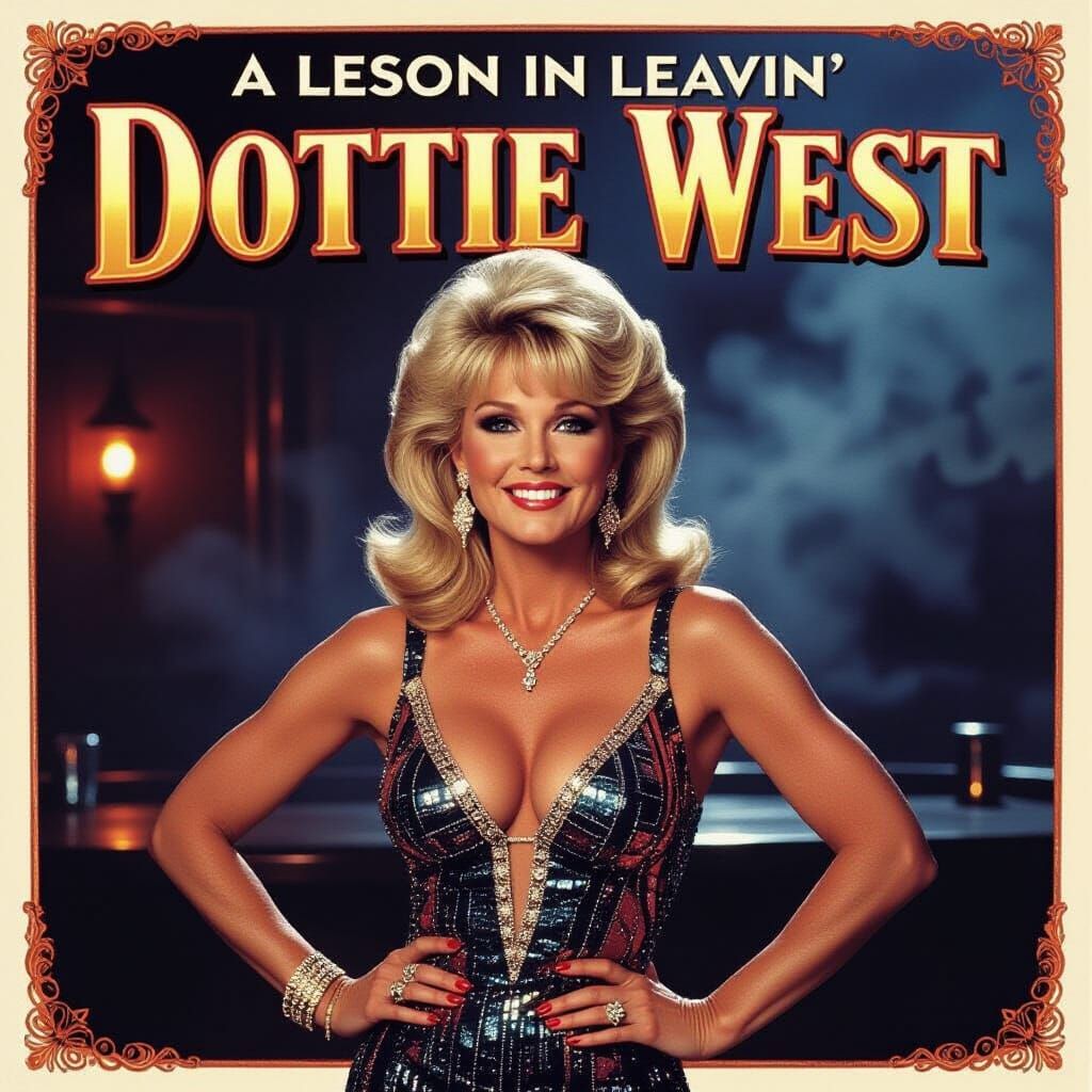 Dottie West 80s Country Album Art: A Lesson in Leavin'