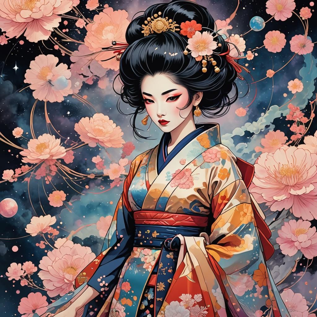 geisha haute couture outfit