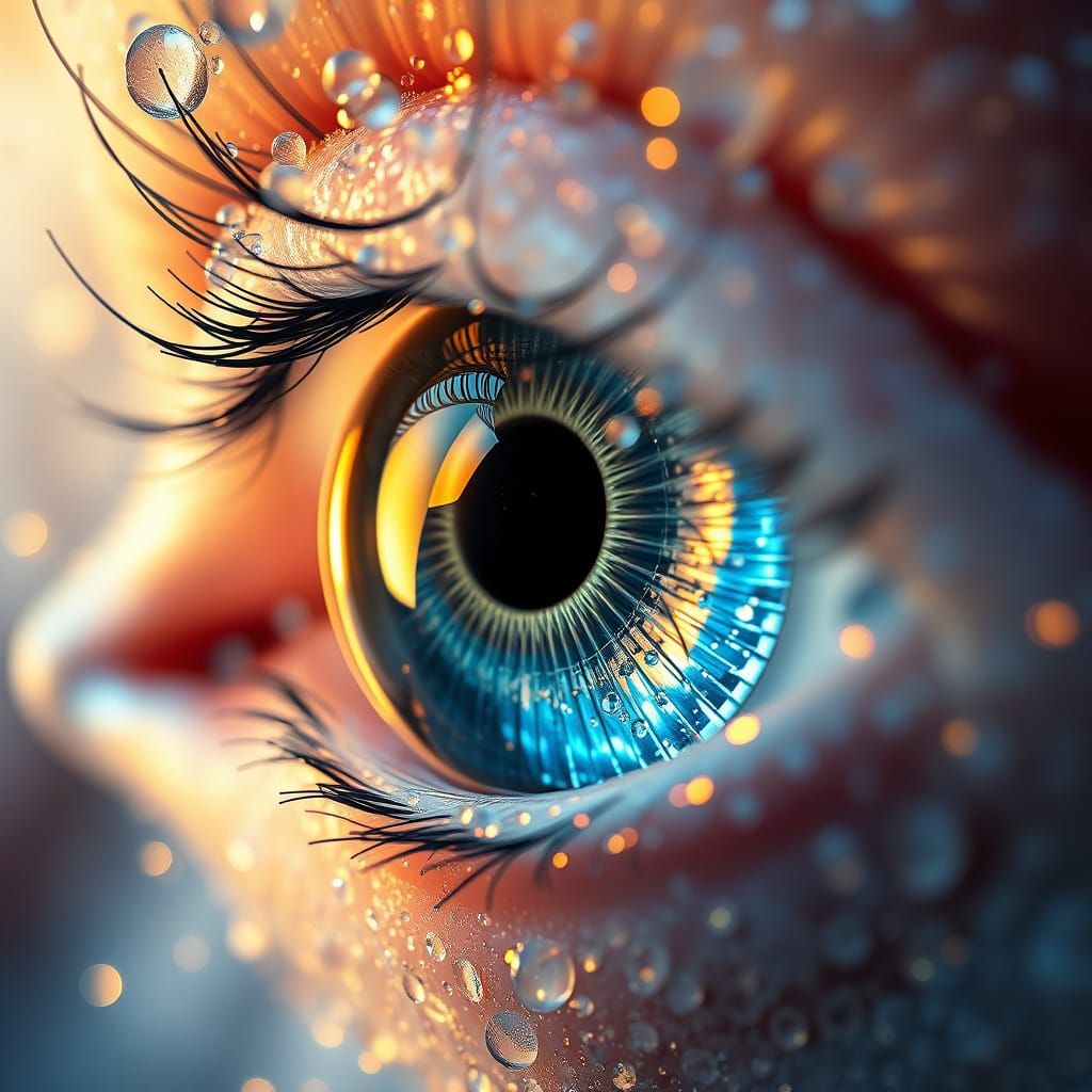 Water Sprite in Hyper-Realistic Digital Matte Painting