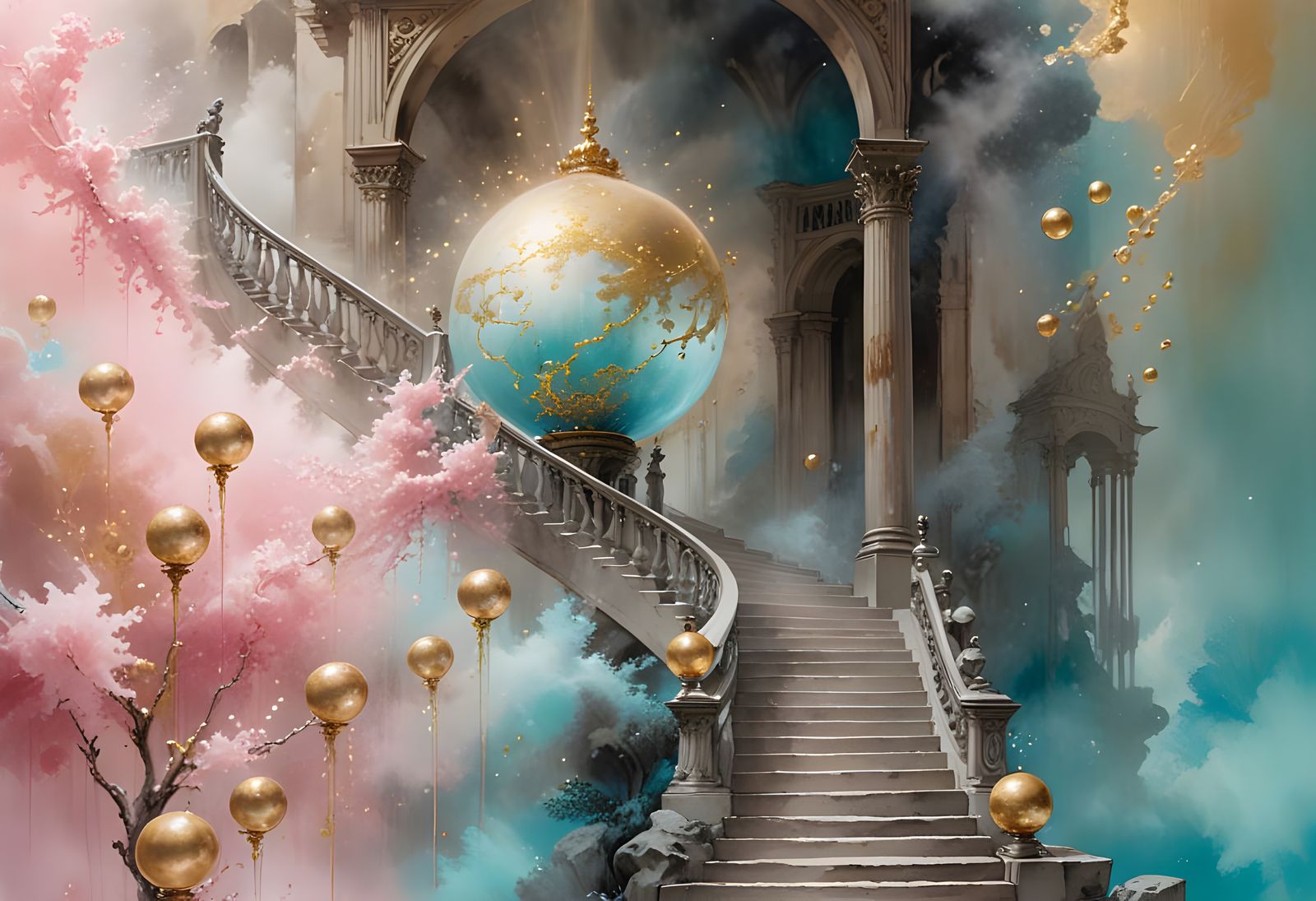 Stairway to Heaven in Shadow-Light Effect