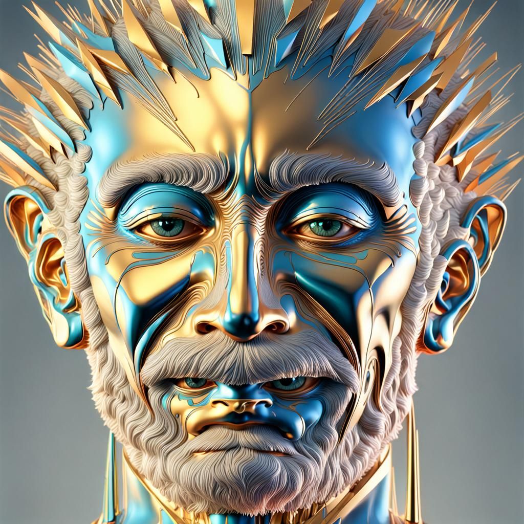 Exuberant Celebration Portrait in Hyperdetailed 8k Resolutio...