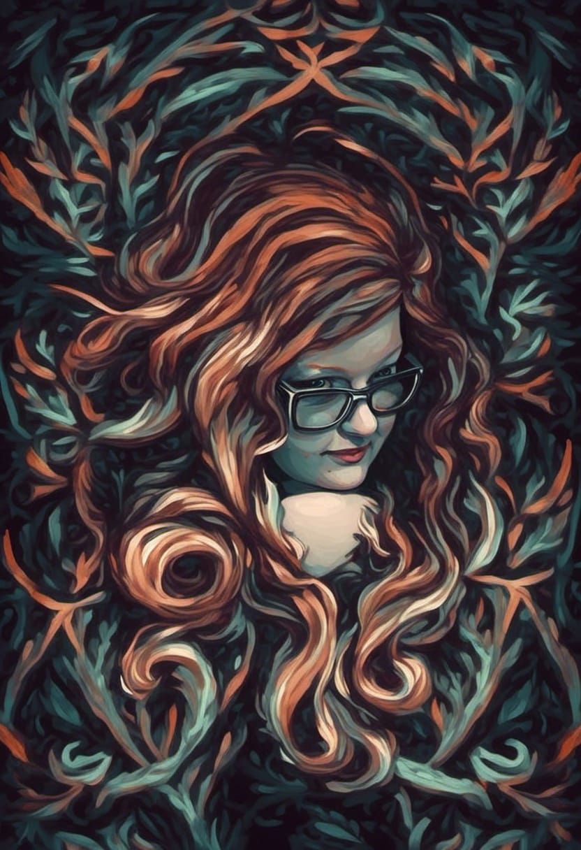 Beautiful Portrait of a Woman with a Gentle Smile