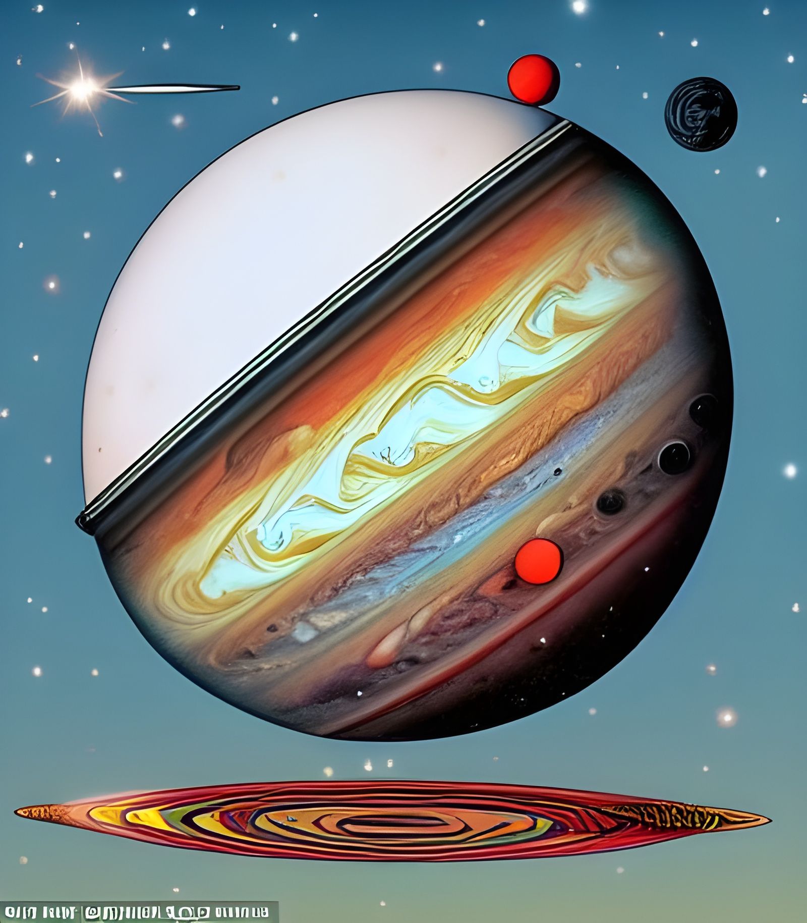 Jupiter Winks at Comet in Cosmic Flight