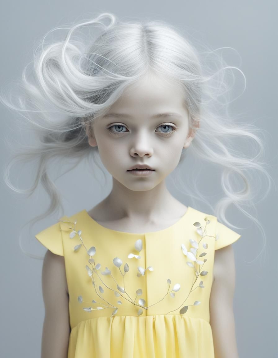 Ethereal Art of a Beautiful Young Girl