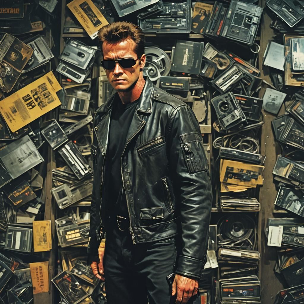 Terminator 2 in Grunge Fashion Film Still