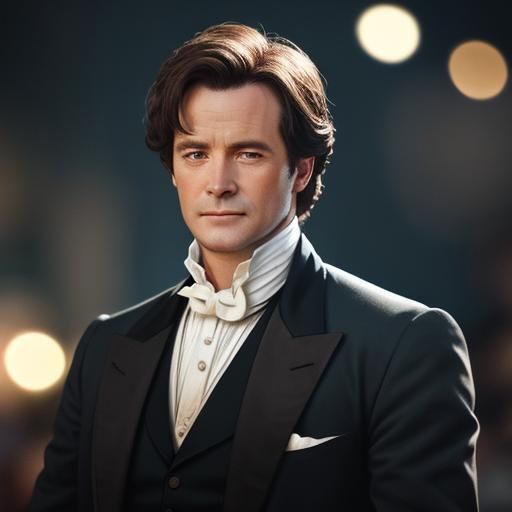 Mr Darcy at the ball 19th century