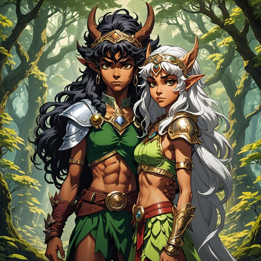 Anime Style Elf Concept Art