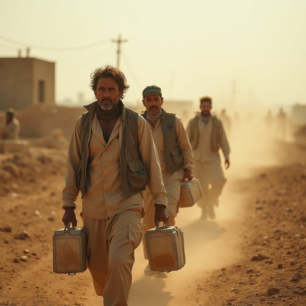 Determined Polio Eradication Campaign Workers in Pakistan