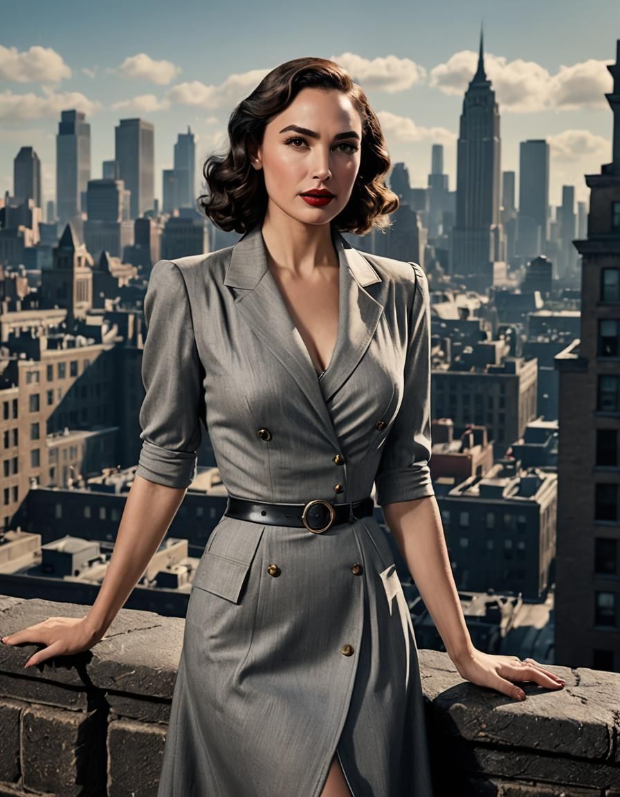Gal Gadot in the 1940s