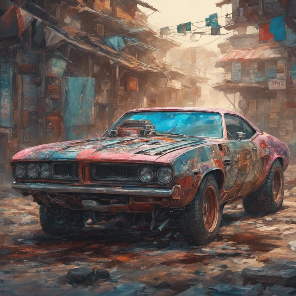 Futuristic Alien Muscle Car: Award-Winning Design