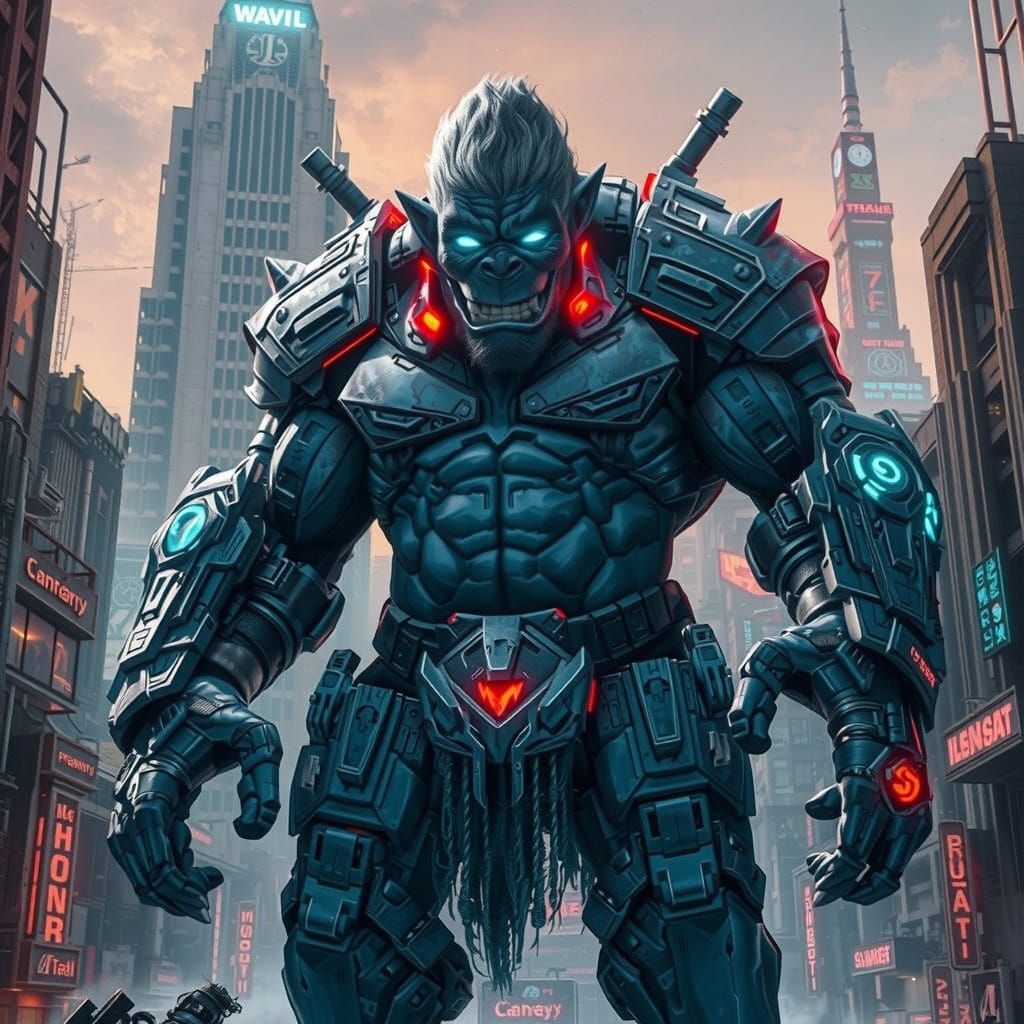 Cyberpunk Battle Troll