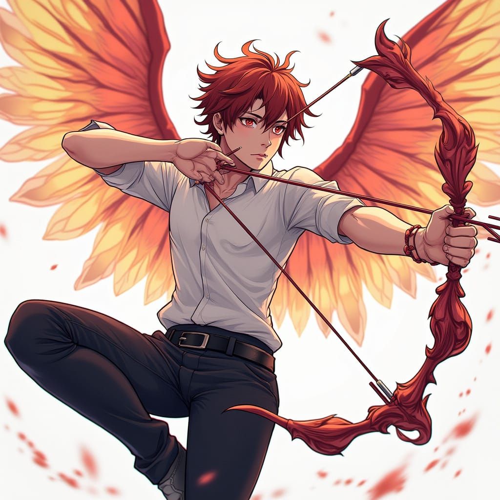 Modern Prince Eros: Wings of Love and War in Vibrant Manga S...
