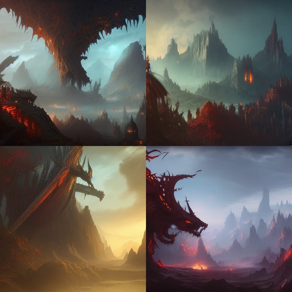 Detailed Matte Painting of an Anti-Hero