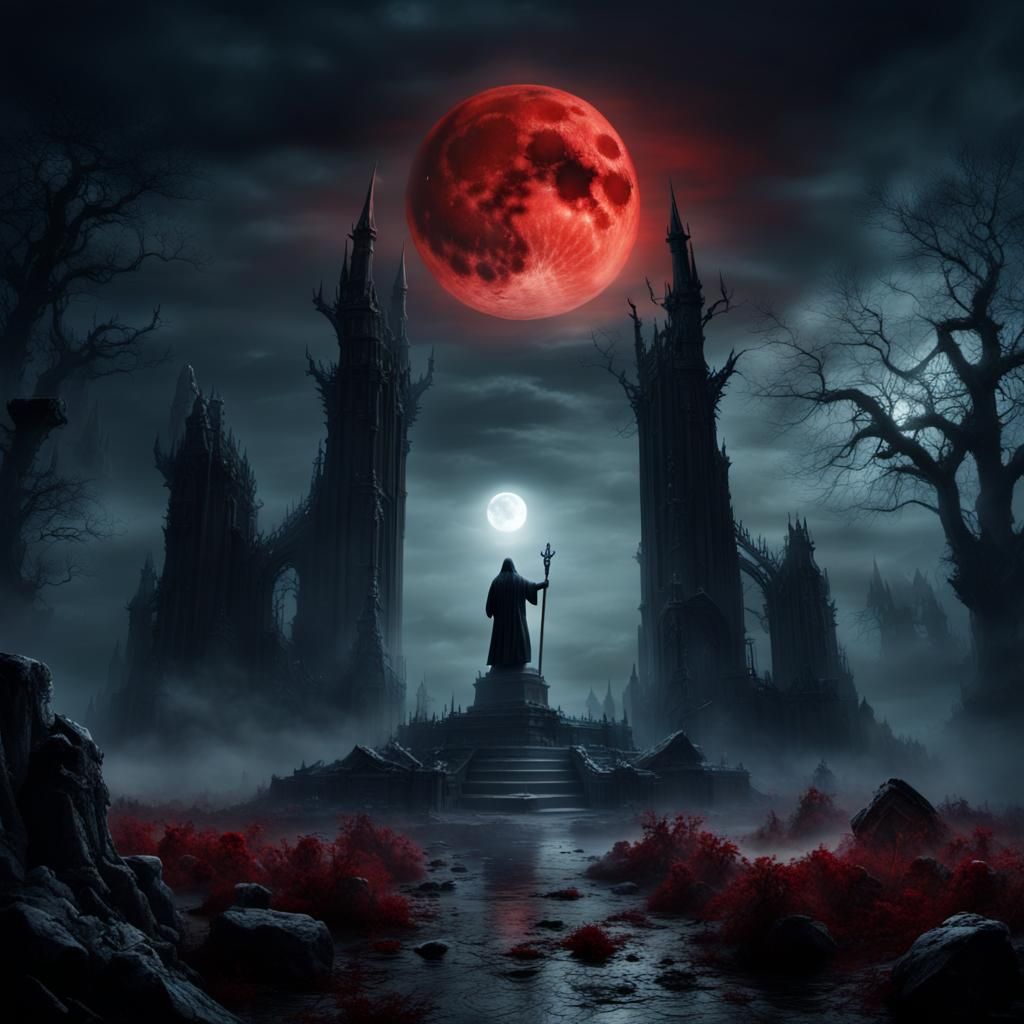 Dread Lord Rises Under Blood Moon