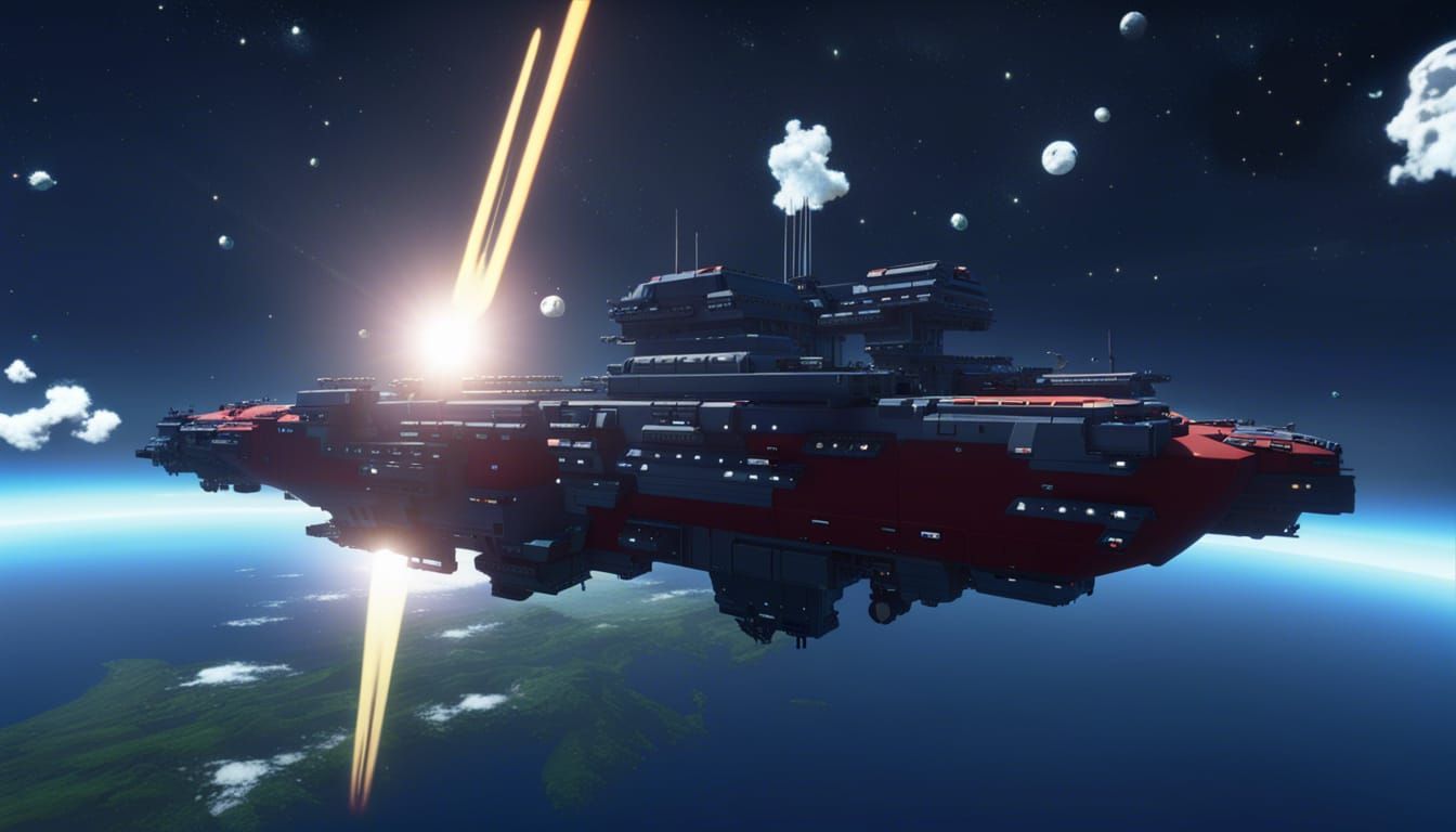 Cosmic Ocean Star Nebula in Studio Ghibli Style