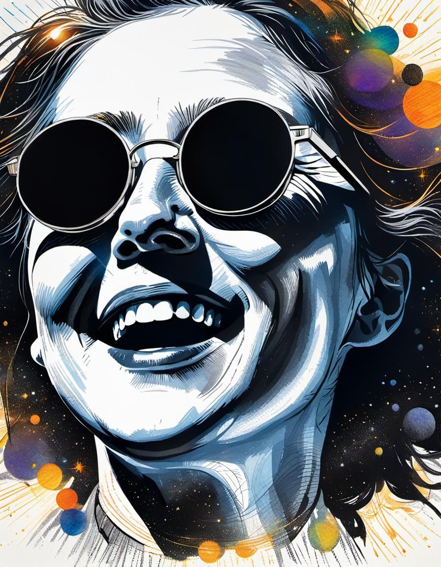 Dark glasses