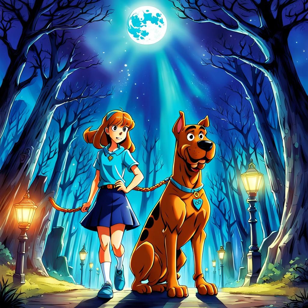 Scooby-Doo in Anime Style