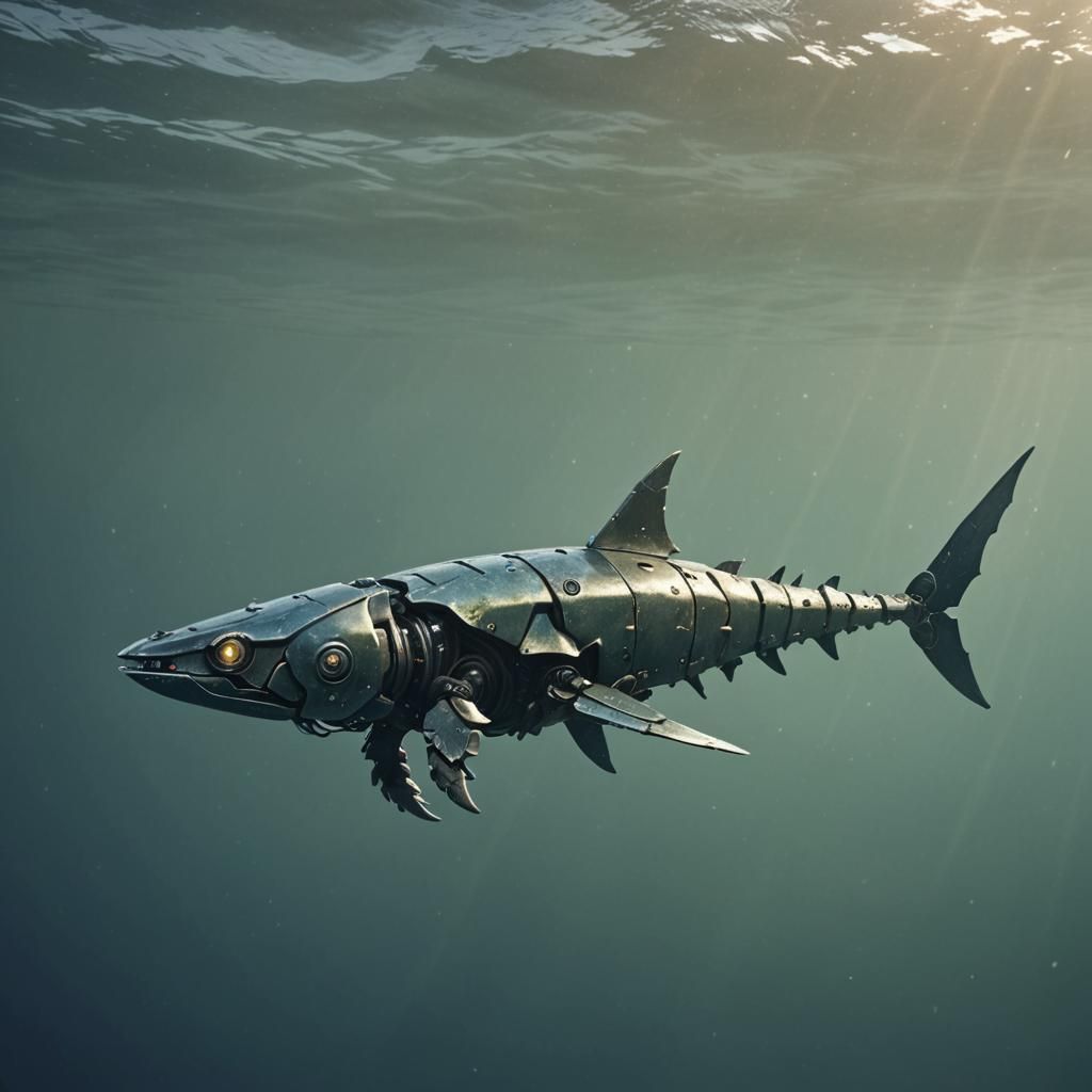 Sinister Robot-Animal Hybrid of the Deep Sea