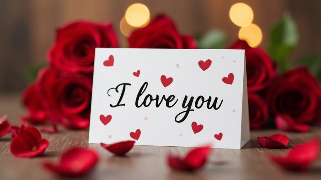 Elegant Valentine's Day Scene in Soft Romantic Light