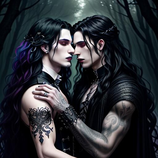 Goth Fantasy Gay Romance in Rainbow Light