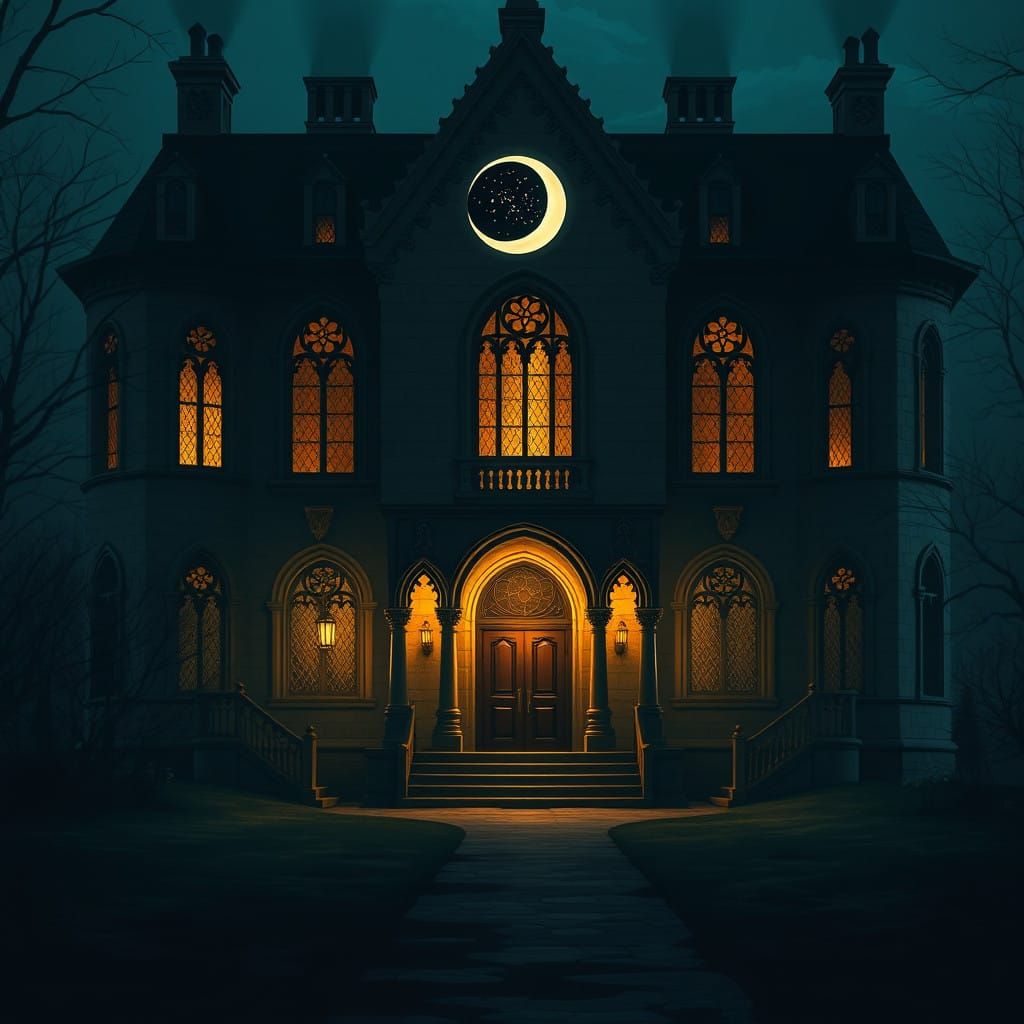 Grand Manor House in the Style of Gold Coast Nobility