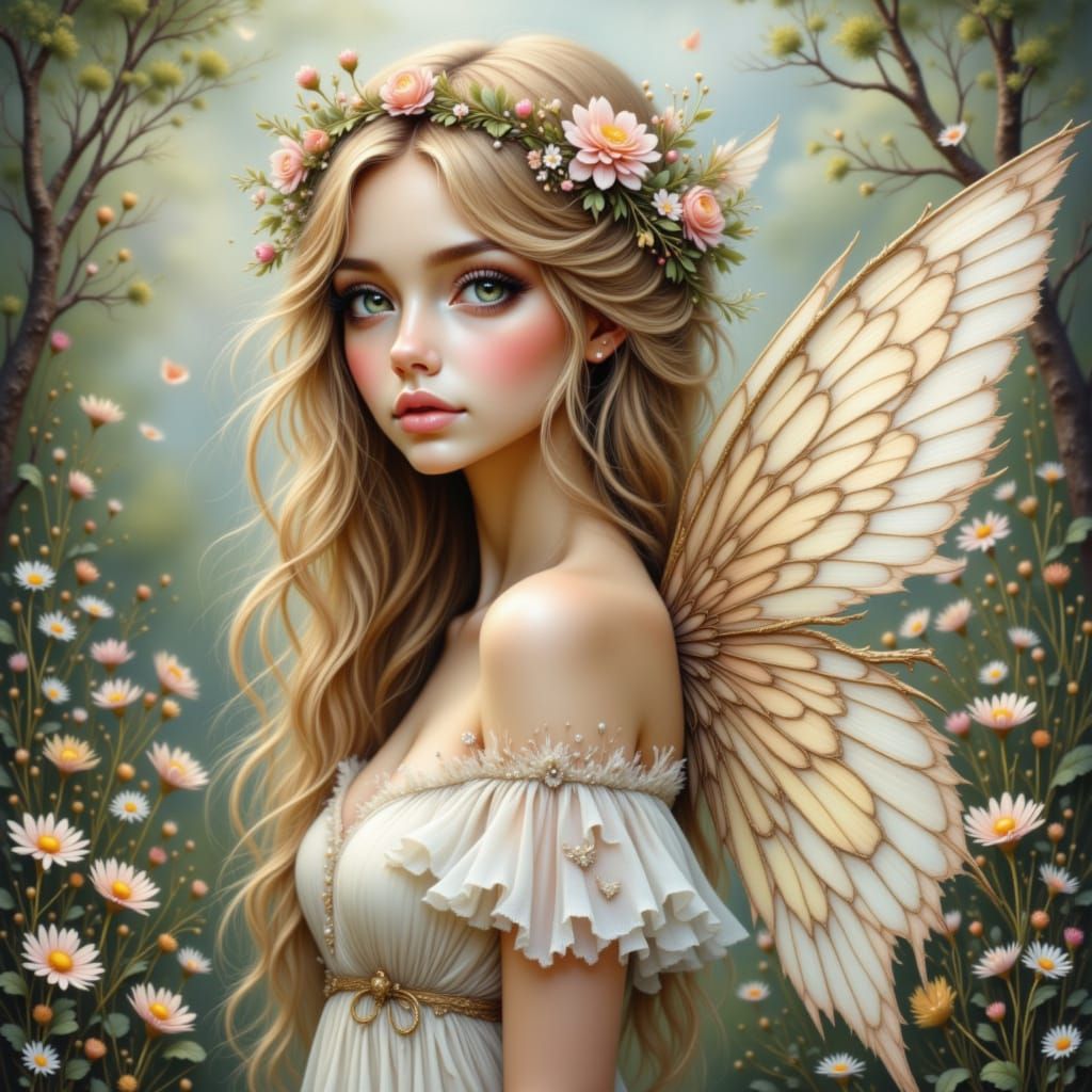 portrait of a Boho fairy