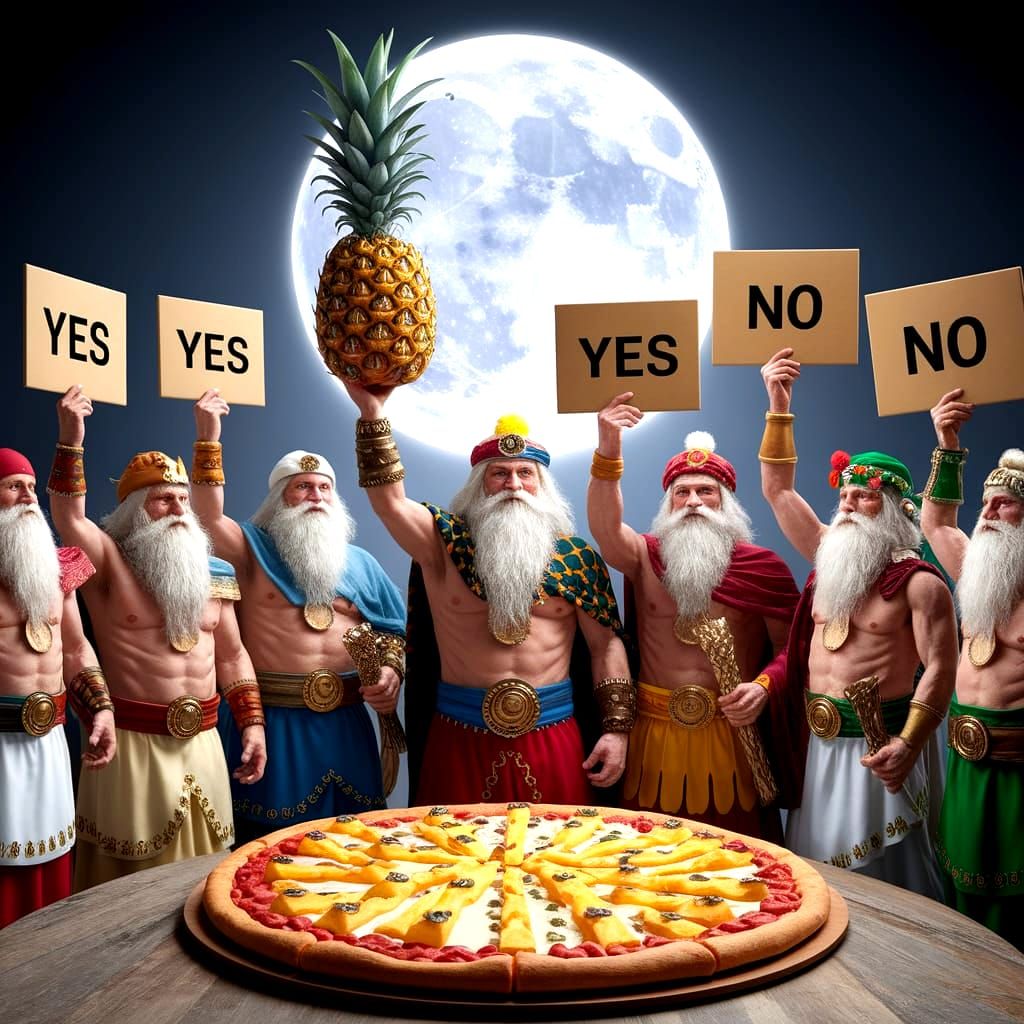 The decision has been made. Yes to pineapple on pizza!