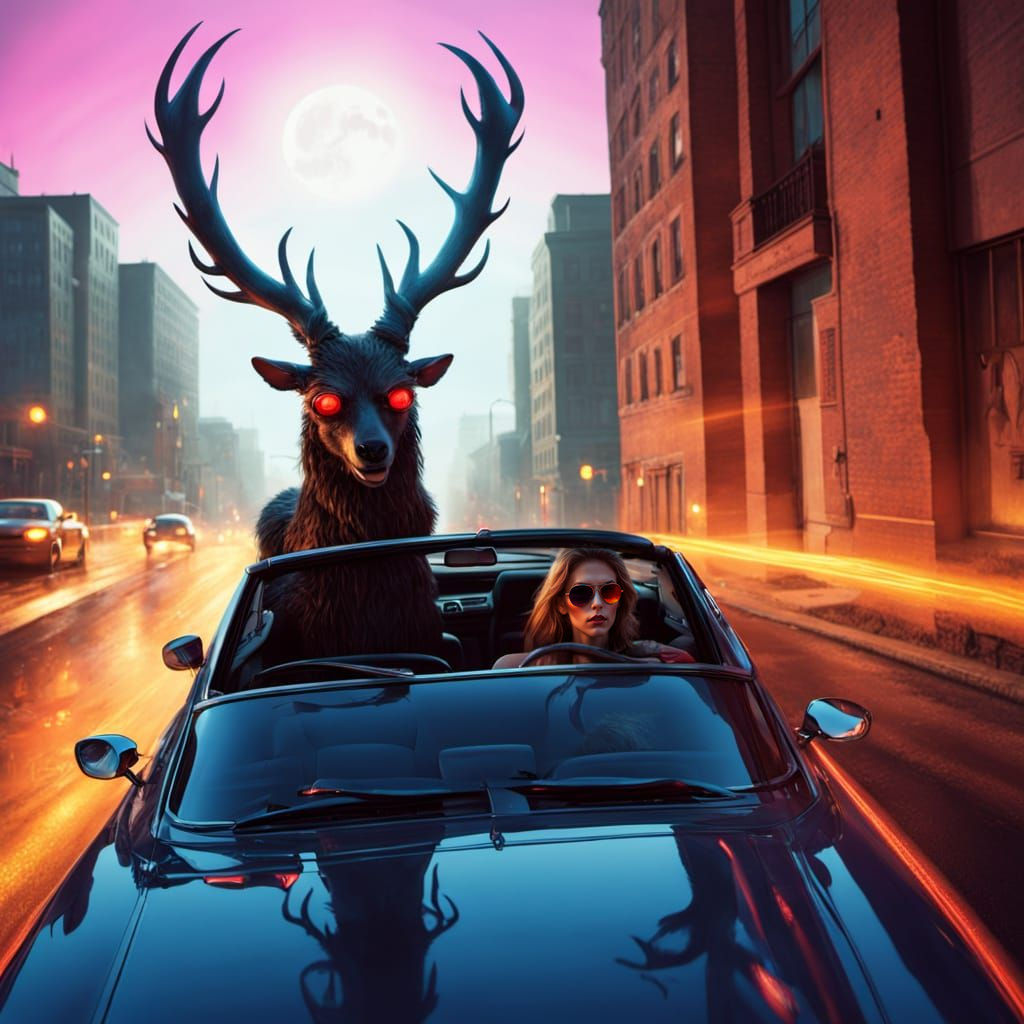 Wendigo and Mothman's Psychedelic Road Trip