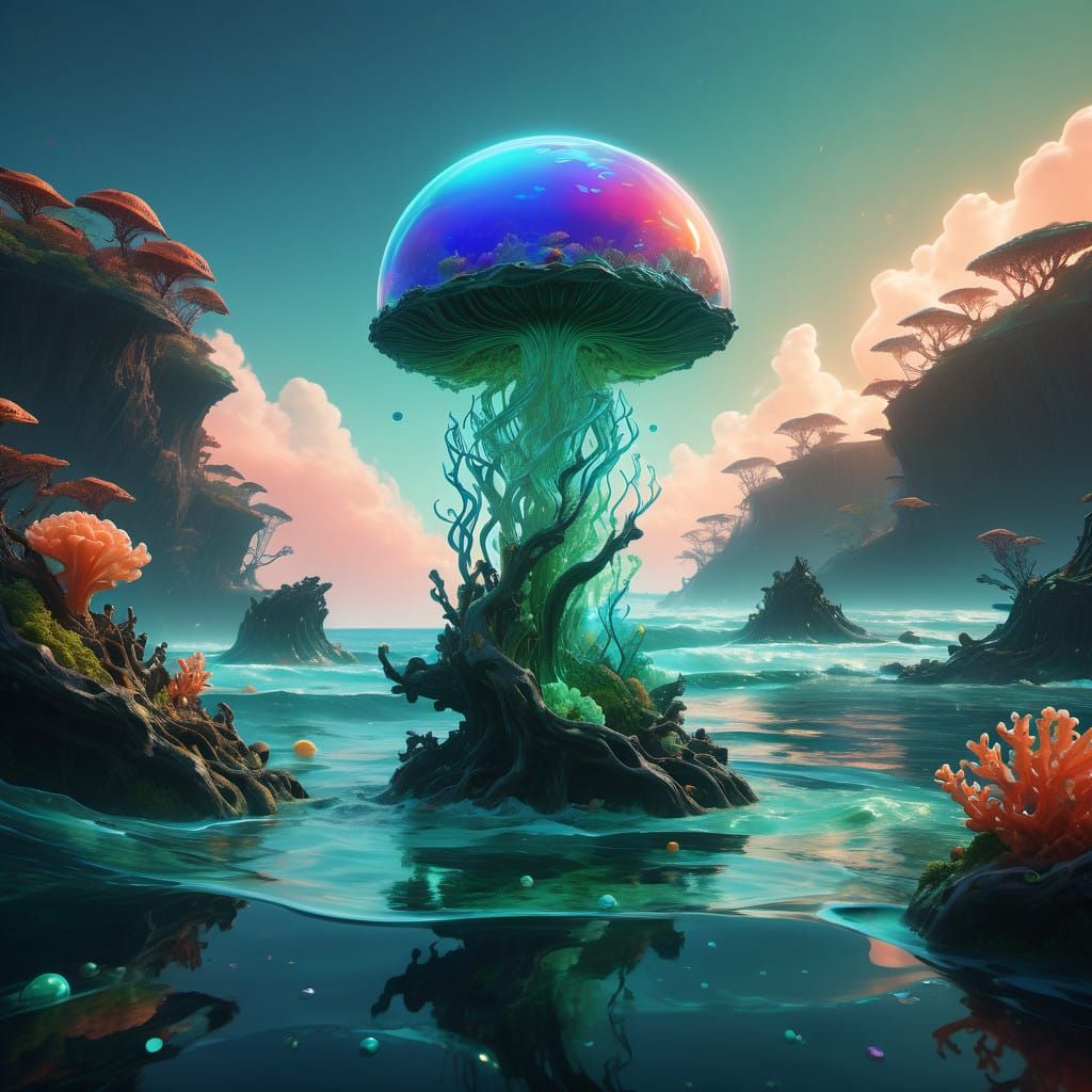 Wave Siren Beckons in Iridescent Hues