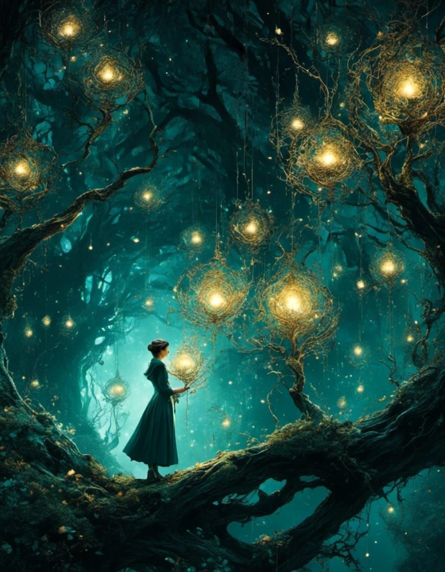 Enchanted Path Beckons into Dark Woods