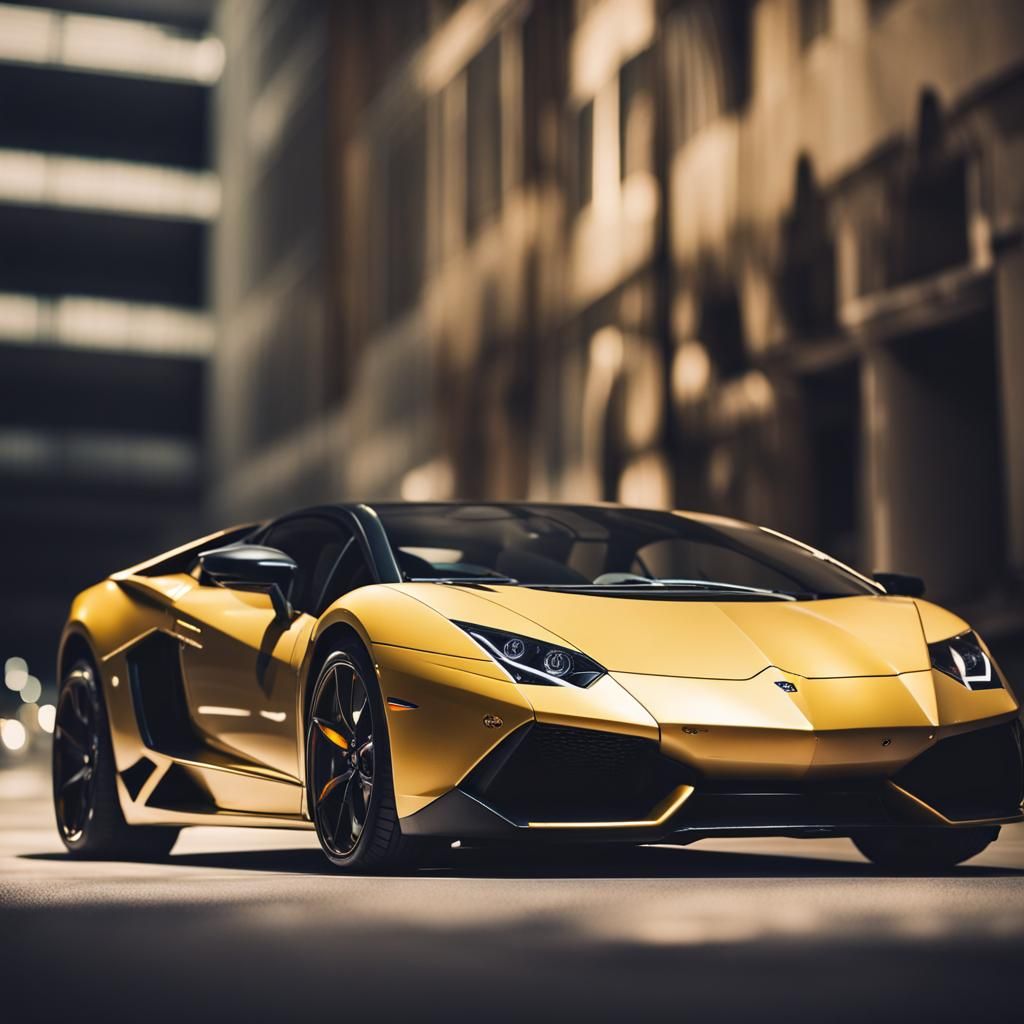 Lamborghini in Professional Photography Style