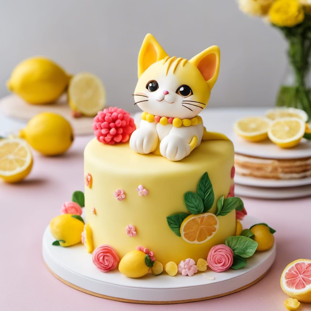 "IS IT CAKE?!" : Purr Limone Love