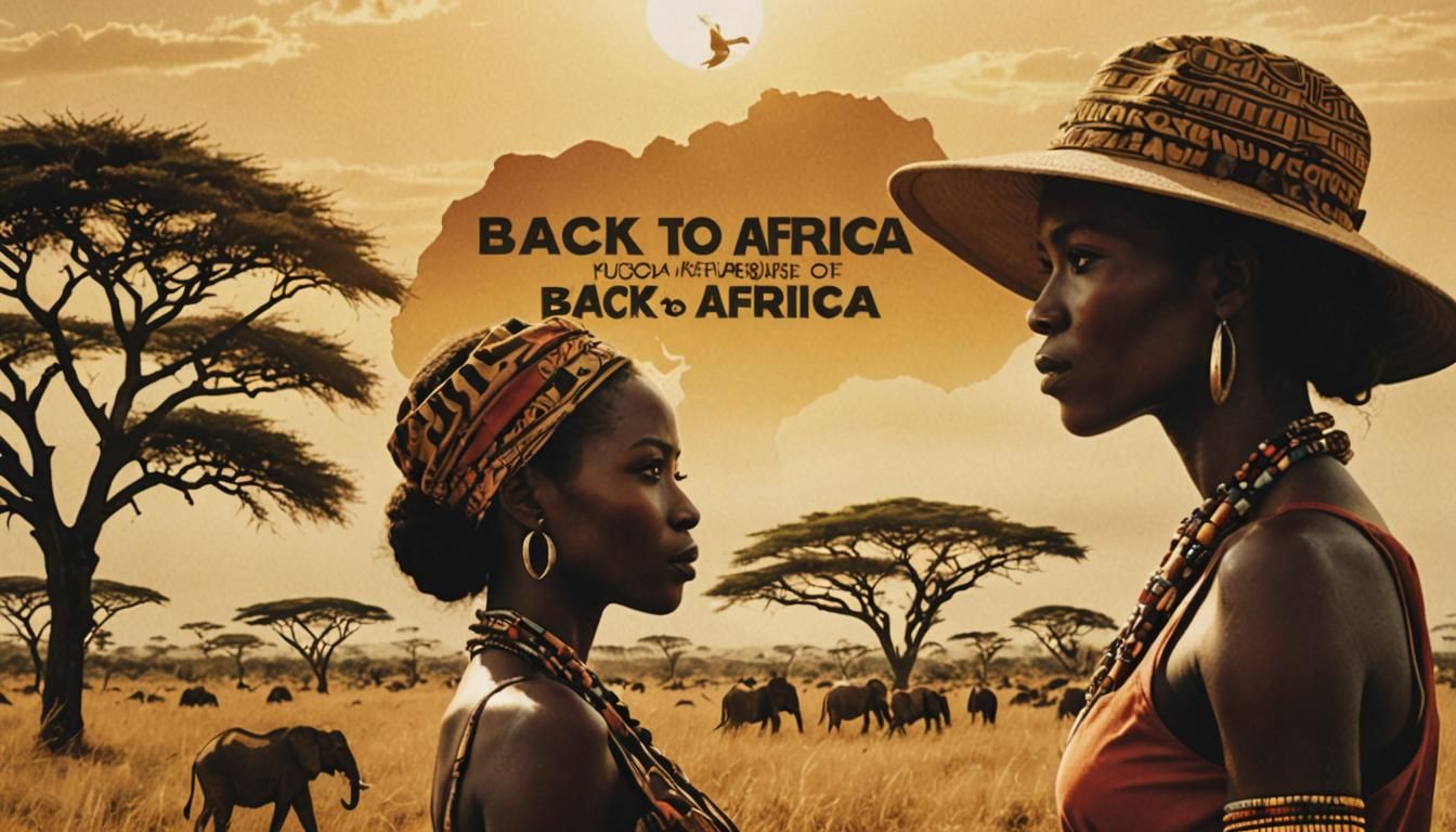Back to Africa: 1980s Movie Poster in 8k