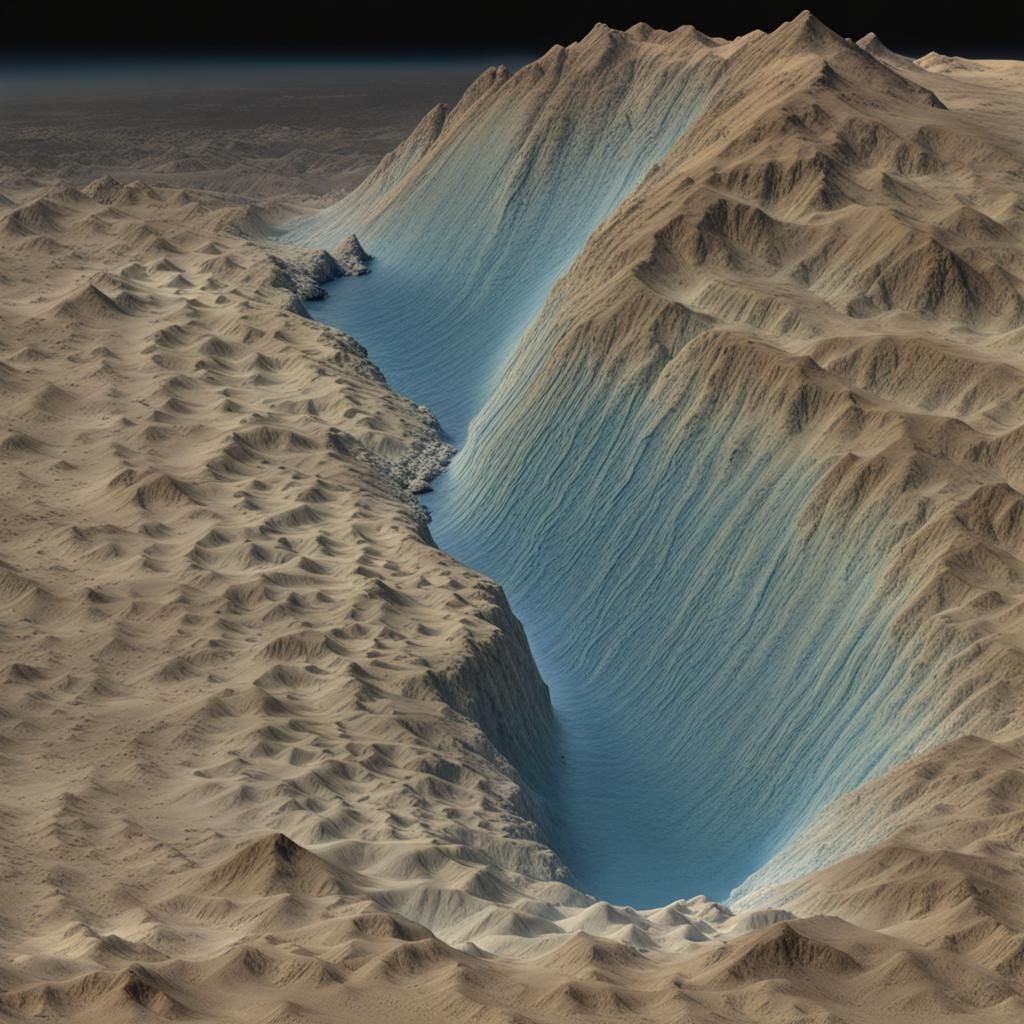 Colloidal Ocean Beneath Earth's Crust