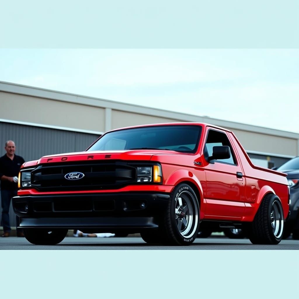 Lowered and Modified Car