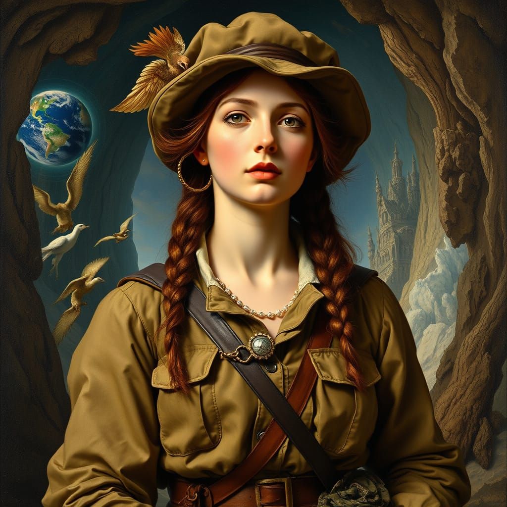 The Adventurous Lady in Khaki Regalia