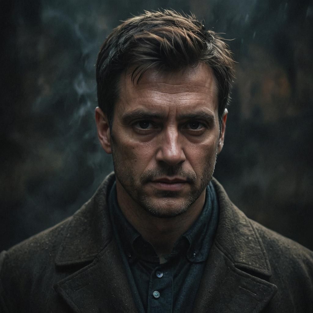 Gritty Dark Fantasy Portrait in Greg Rutkowski Style