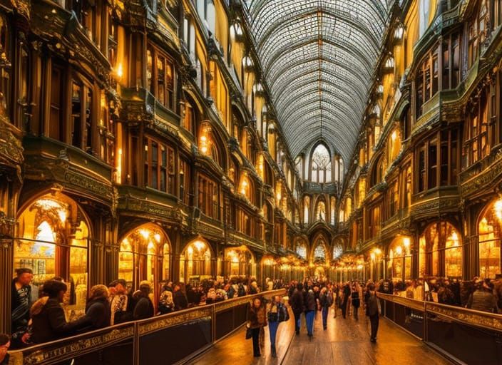 Daniel Radcliffe and Robbie Coltrane at Leadenhall Market