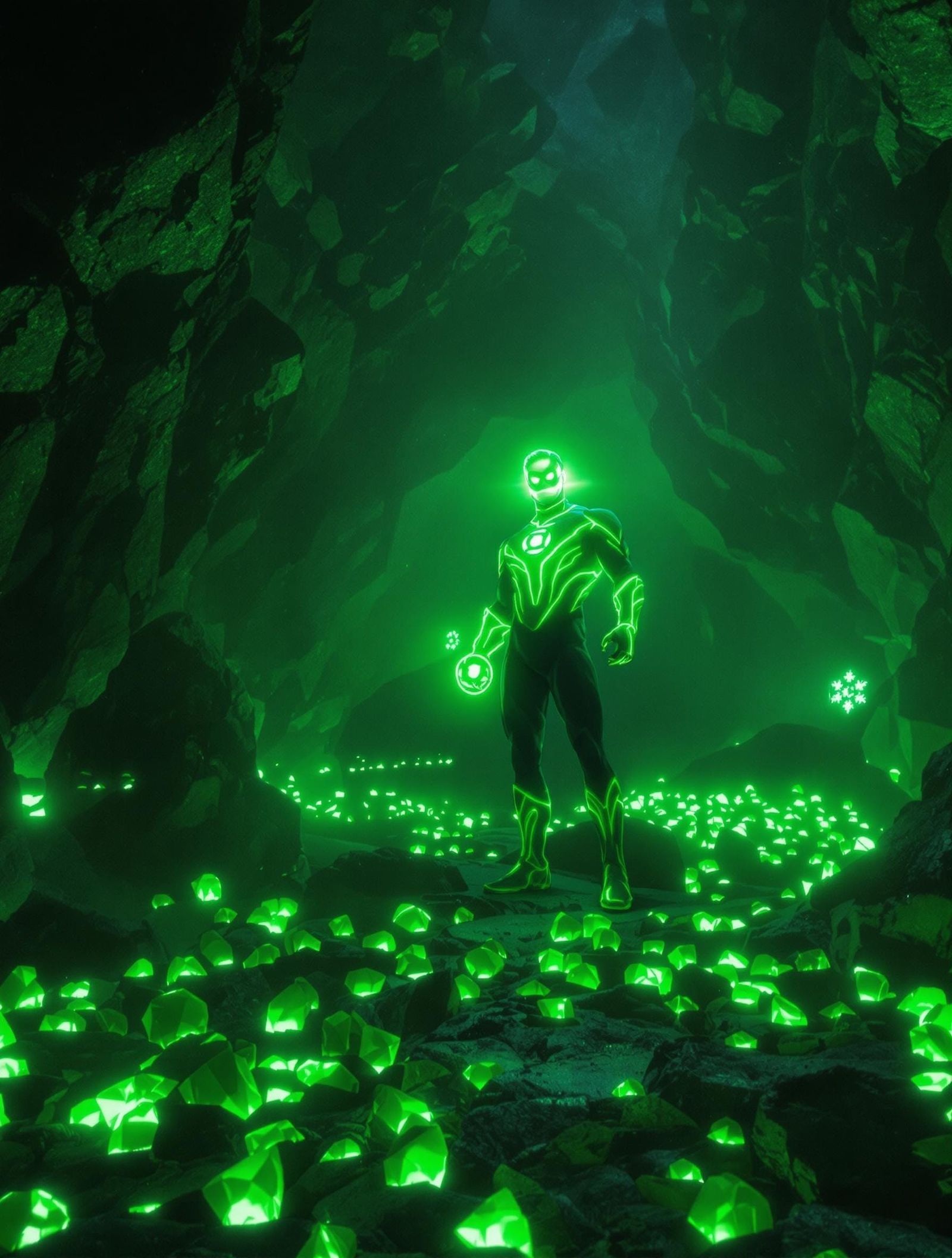 Emerald Guardian Confronts Cryptonite in a Haunting Sci-Fi L...