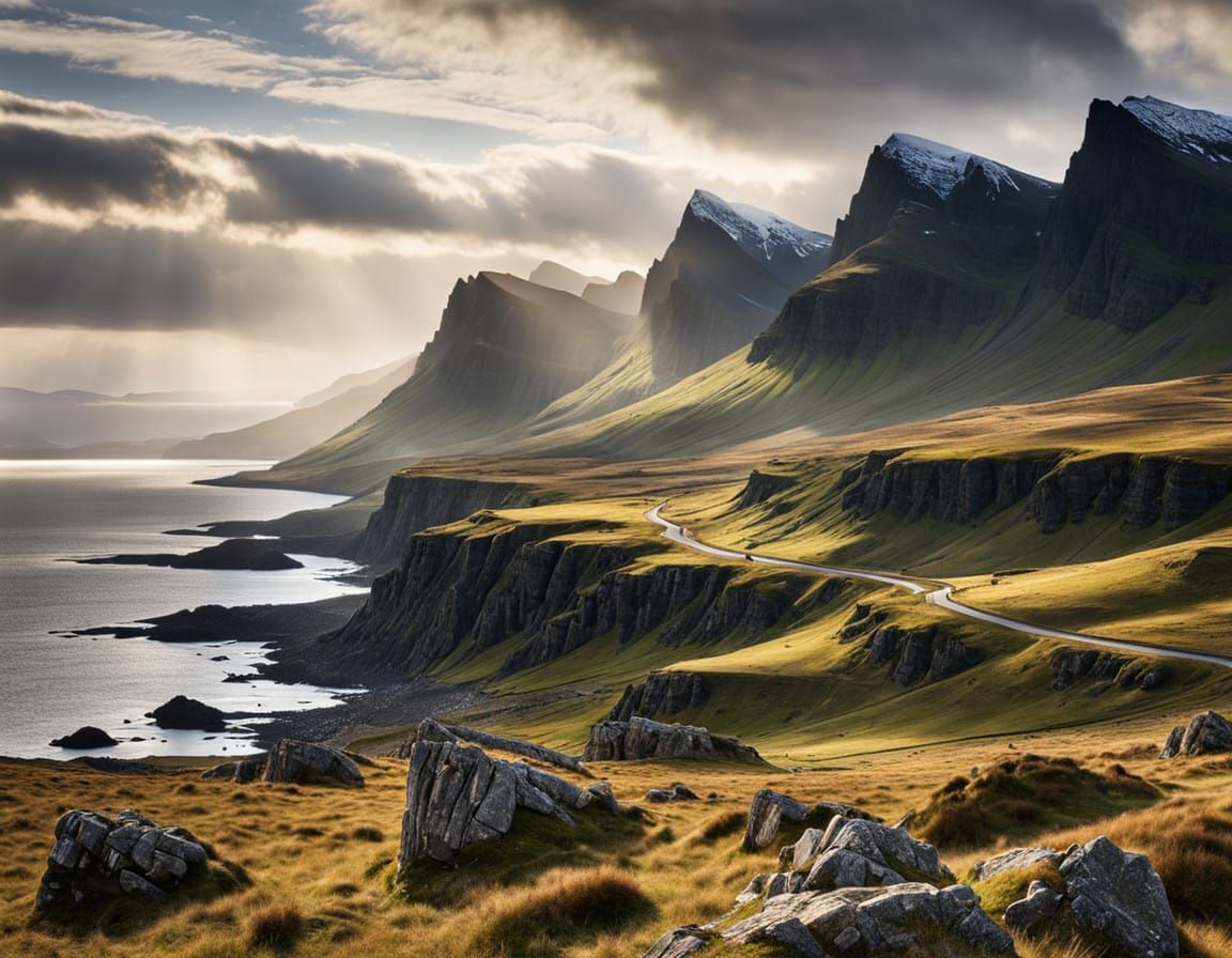 Majestic Scottish Highlands in Vivid Detail