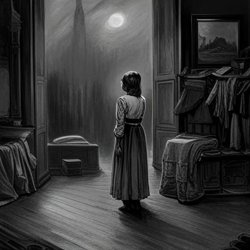 Horror Image in Gustave Doré Style