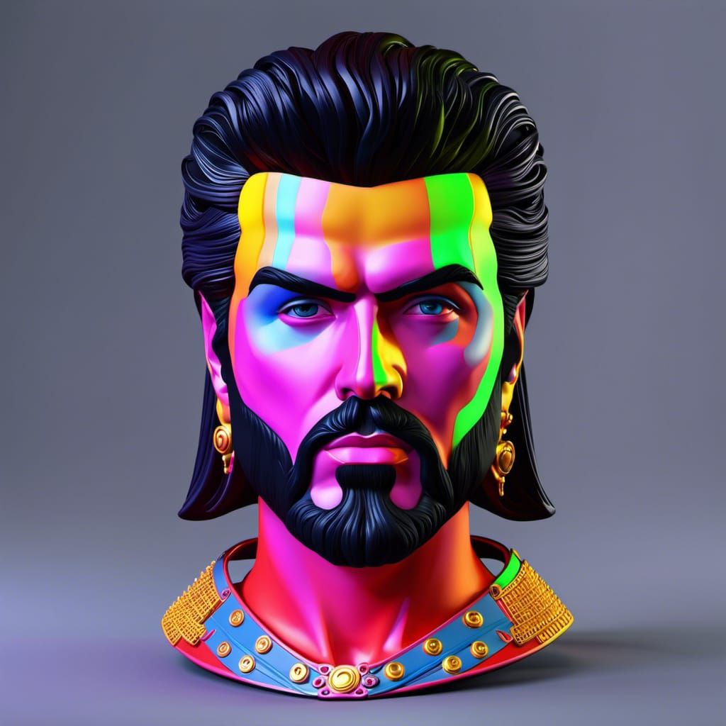 3D model of George Michael